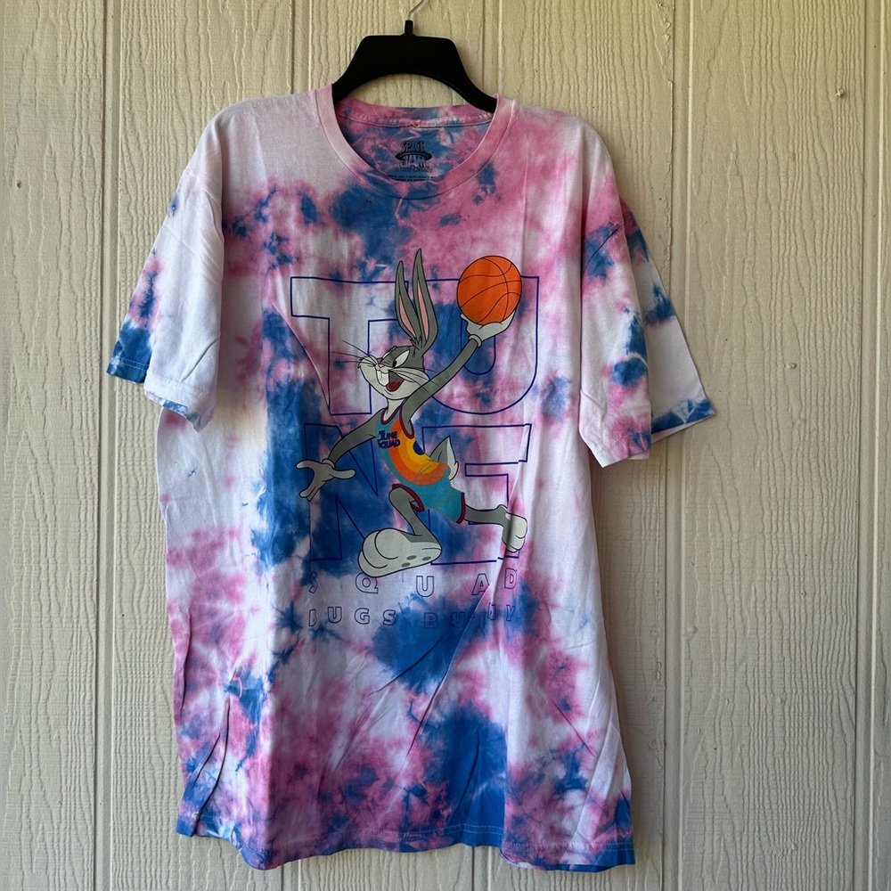 NWOT Space Jam Tie Dye Bugs Bunny Graphic T-Shirt